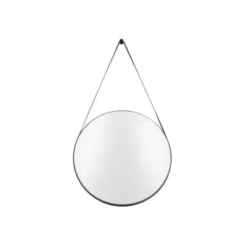 Oglinda de perete PT LIVING Balanced, O 47 cm, negru imagine