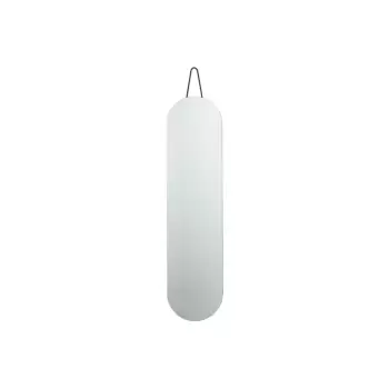 Oglinda de perete Zone A-Wall, 120 x 30 cm, negru imagine