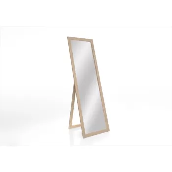 Oglinda de podea cu rama maro 46x146 cm Sicilia - Styler imagine