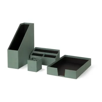 Organizatoare 4 buc. din carton Hugo Canvas Paper Laminate - Bigso imagine