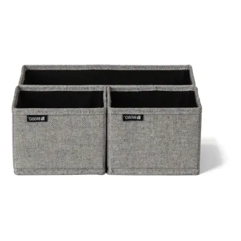 Organizatoare pentru sertare 3 buc. din material textil Soft Storage - Bigso imagine