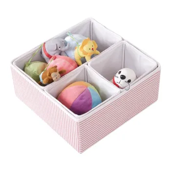 Organizatoare pentru sertare 4 buc. din material textil - Mioli Decor imagine