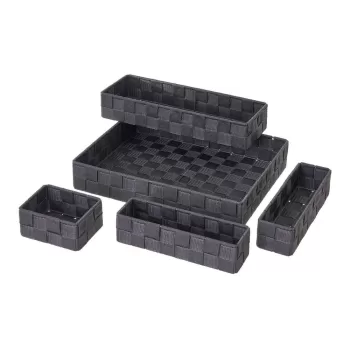 Organizatoare pentru sertare 5 buc. din material textil - Casa Seleccion imagine