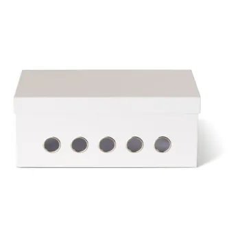 Organizator alb pentru cabluri din carton Cordy Paper Laminate - Bigso imagine