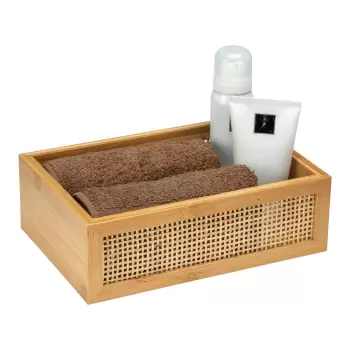 Organizator baie din bambus Wenko Allegre, 22 x 7 cm imagine