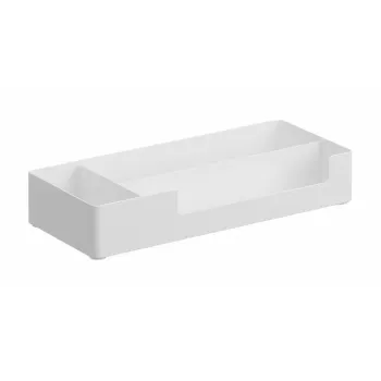 Organizator de baie alb din metal Amenity - YAMAZAKI imagine