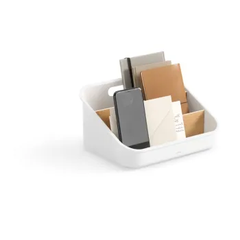 Organizator de baie alb pentru cosmetice din plastic Bellwood - Umbra imagine