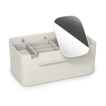 Organizator de baie bej pentru cosmetice din plastic Viva aEURJoseph Joseph imagine