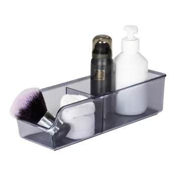 Organizator de baie gri din plastic reciclat San Diego - Wenko imagine