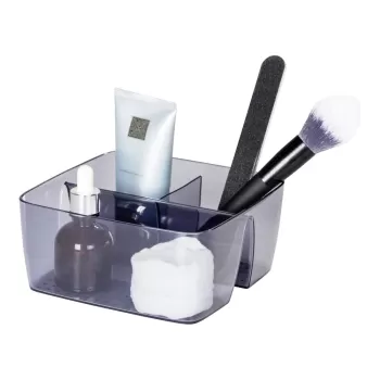 Organizator de baie gri din plastic reciclat San Diego - Wenko imagine