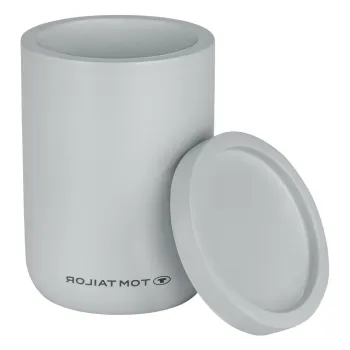 Organizator de baie gri pentru dischete demachiante din polirasina Tom Tailor T-Color Bath - Wenko imagine