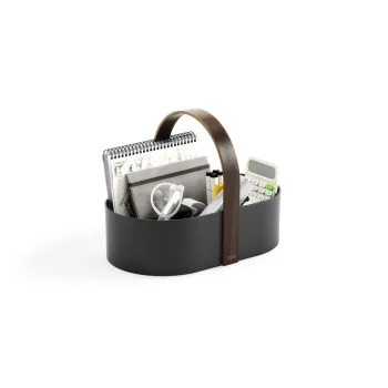 Organizator de baie negru Bellwood - Umbra imagine