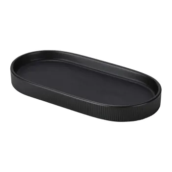 Organizator de baie negru din ceramica Fablo - Wenko imagine