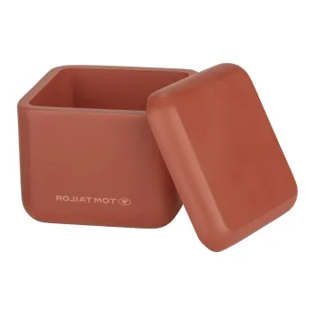 Organizator de baie portocaliu pentru dischete demachiante din polirasina Tom Tailor T-Rounded - Wenko imagine