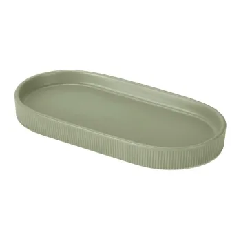 Organizator de baie verde din ceramica Fablo - Wenko imagine