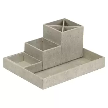 Organizator de birou din 4 piese Bigso Box of Sweden Lena, bej imagine