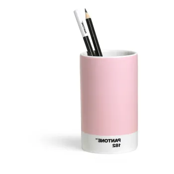 Organizator de birou din ceramica Light Pink 182 - Pantone imagine