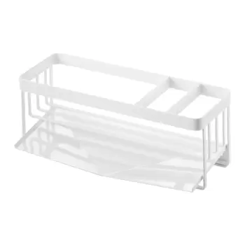 Organizator de chiuveta din metal Yamazaki Tower, alb imagine