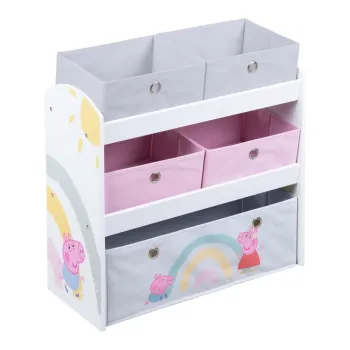 Organizator de jucarii pentru copii 63.5x29.5x67 cm Peppa Pig - Roba imagine