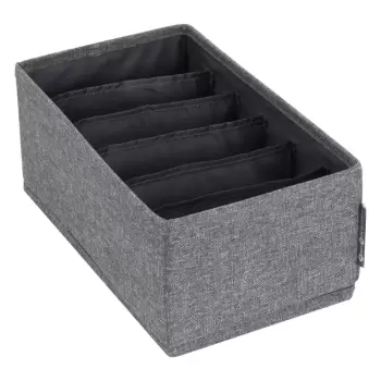 Organizator de sertare cu compartimente Bigso Box of Sweden Drawer, 16,5 x 11 cm, gri imagine