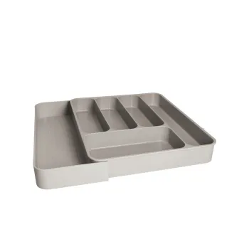 Organizator de tacamuri gri ajustabil din plastic 39 x 43,5 cm - Brandani imagine