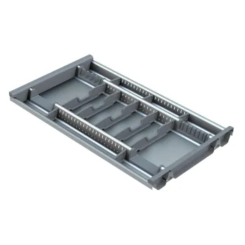 Organizator de tacamuri gri pentru sertar 83 x 46 cm Flexo - Elletipi imagine