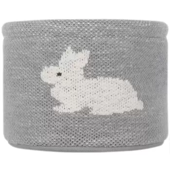Organizator din bumbac Kindsgut Bunny, o 16 cm, gri imagine
