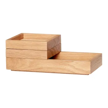 Organizator din lemn Staple - Hubsch imagine