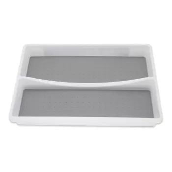 Organizator din plastic gri pentru sertar 32,5 x 23,5 cm - Addis imagine