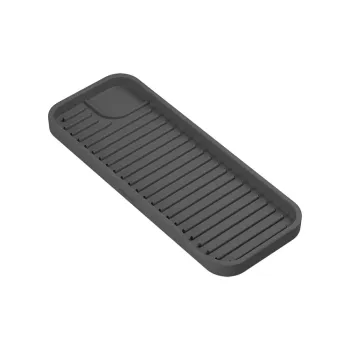 Organizator pentru chiuveta gri din silicon - Metaltex imagine