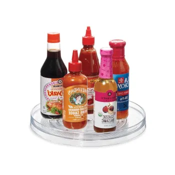 Organizator pentru mirodenii rotativ din plastic o 29 cm Linus - iDesign imagine