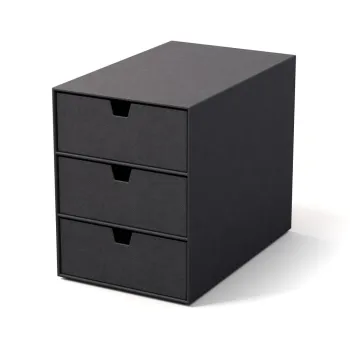 Organizator pentru sertar din carton Ingrid Canvas Paper Laminate - Bigso imagine