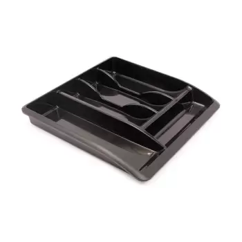 Organizator pentru tacamuri Addis Classic, 40 x 38,5 cm, negru imagine