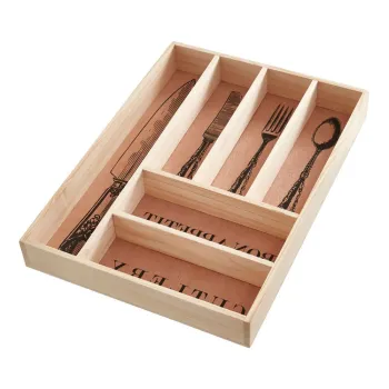 Organizator pentru tacamuri din lemn - Premier Housewares imagine