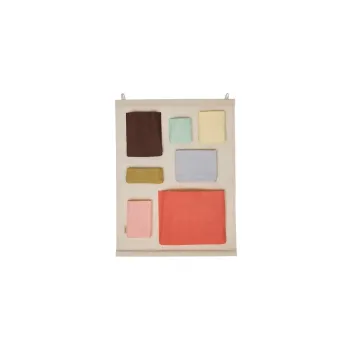 Organizator suspendat bej din material textil 60x2x80 cm Saga - OYOY Mini imagine