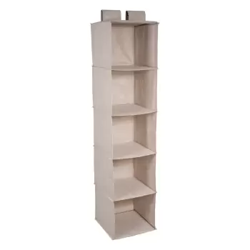 Organizator suspendat cu 5 compartimente Bigso Box of Sweden Hanging, bej imagine