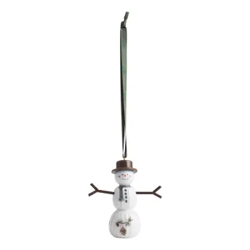 Ornament de Craciun din ceramica Hammershoi Snowman - Kahler Design imagine