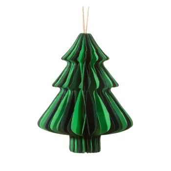 Ornament de Craciun din hartie Honeycomb Tree - Sass & Belle imagine