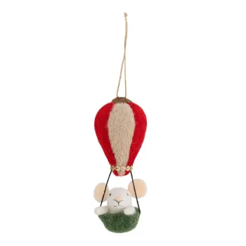 Ornament de Craciun din lana o 7 cm Peo - Bloomingville imagine