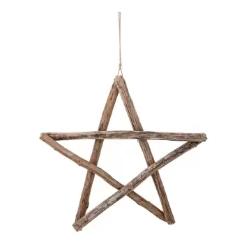 Ornament de Craciun din lemn pentru suspendat Bloomingville Rai imagine