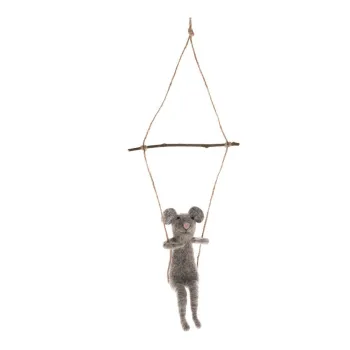 Ornament de Craciun din material textil 4 cm - Dakls imagine