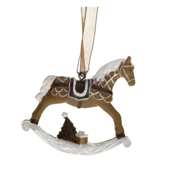 Ornament de Craciun din polirasina Horse - Dakls imagine