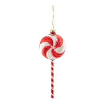 Ornament de Craciun din sticla 2,5 cm Christmas Lollipop - Sass & Belle imagine