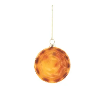 Ornament de Craciun din sticla 3 cm Pastel de Nata - Sass & Belle imagine