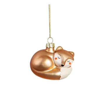 Ornament de Craciun din sticla Baby Fox - Sass & Belle imagine