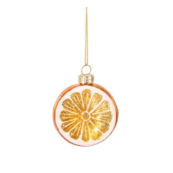 Ornament de Craciun din sticla Orange - Sass & Belle imagine
