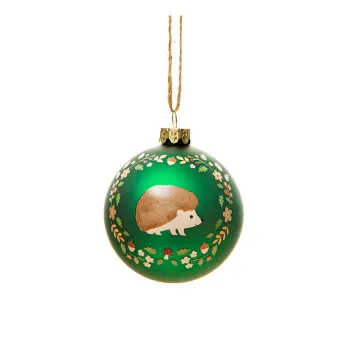 Ornament de Craciun din sticla Woodland Hedgehog - Sass & Belle imagine
