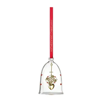 Ornament de Craciun suflat manual din sticla 5,5 cm Ann-Sofi Romme - Holmegaard imagine