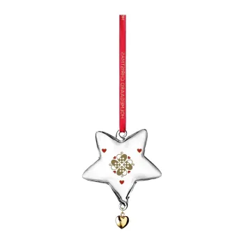Ornament de Craciun suflat manual din sticla 8,5 cm Ann-Sofi Romme - Holmegaard imagine