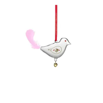 Ornament de Craciun suflat manual din sticla o 8 cm Ann-Sofi Romme - Holmegaard imagine
